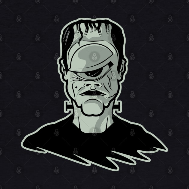 One Eyed Frankenstein by Gimmickbydesign